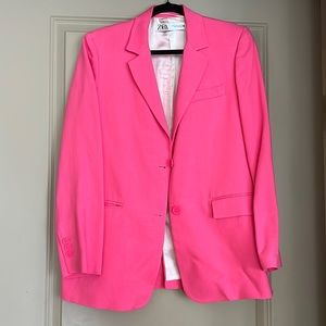 Pink Zara blazer